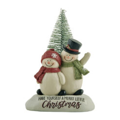 218-13309 "HAVE YOURSELF A MERRY LITTLE CHRISTMAS" SNOWMAN COUPLE