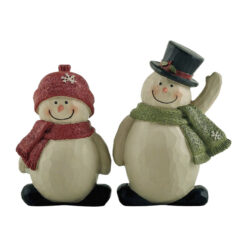 218-13310 SET OF 2 SNOWMAN COUPLE