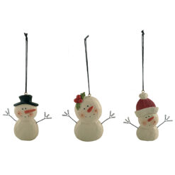 218-50071	SET OF 3 SNOWMAN ORNAMENTS