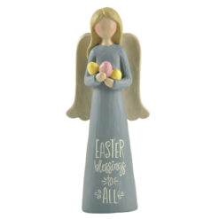 211-12985  Easter angel holding eggs
