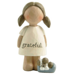 211-13218 Girl angel w/dog-grateful