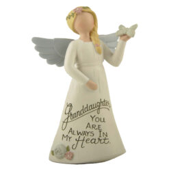2166-13380  Angel with flowers-Granddaughter