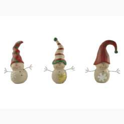 218-13110 S/3 snowmen w/snowflake