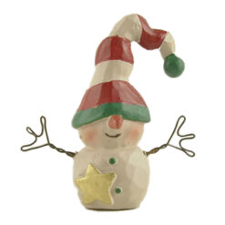218-13114 mini snowman w/hat