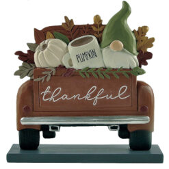 226-13458 THANKFUL GNOME TRUCK FIGURINE