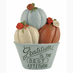 226-13473 Three pumpkins in bucket-gratitude is THE BEST ATTITUDE