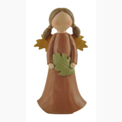 226-13540 HARVEST ANGEL WITH ORANGE DRESS