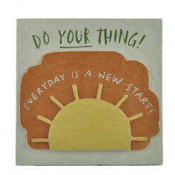 2266-13482 EVERYDAY IS A NEW START PLAQUE