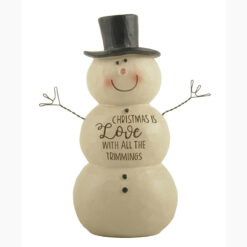 228-13410 SNOWMAN - CHRISTMAS LOVE WITH TRIMMINGS