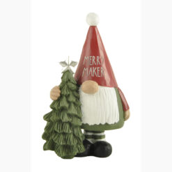 228-13416 MERRY MAKER GNOME WITH CHRISTMAS TREE