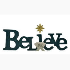 228-13459 Words sign-BeLieve