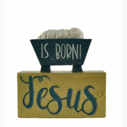 228-13462 Manger on block-JESUS IS BORN！