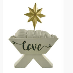 228-13463 Manger with star-love