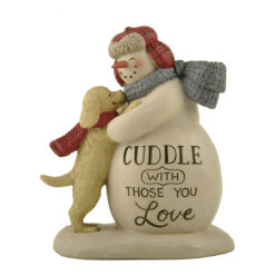 228-13518 Snowman and dog