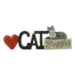 228-13525 CAT SNUGGLES MESSAGE BLOCK