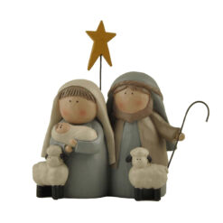 228-13559 Nativity family with sheep
