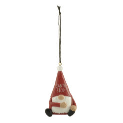 228-52069 SANTA STOP GNOME ORNAMENT