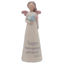 231-13600 BIRTHSTONE ANGEL - MARCH