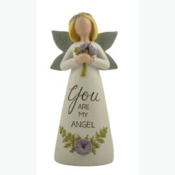 231-13640 GARDEN ANGEL WITH FLOWER BOUQUET