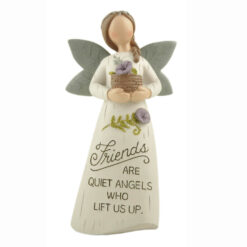 231-13641 GARDEN ANGEL WITH FLOWER POT
