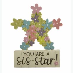 231-13661 "Sis-tar" Star-Shaped Flowers on Base