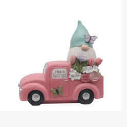 231-13684 Gnome w/ Flowers on Truck