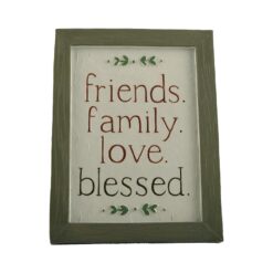 236-13698 Friends Plaque with Black Easel