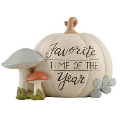 236-13852 Pumpkin with Two Mushrooms