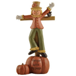 236-13868 Scarecrow on Pumpkins