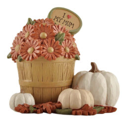 236-13869 Flowerpot with Pumpkins