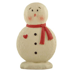 238-13739 SNOWMAN W/RED HEART & SCARF