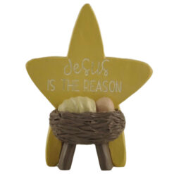 238-13751 BABY JESUS W/STAR PLAQUE