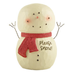 238-13763 Snowman-Please snow