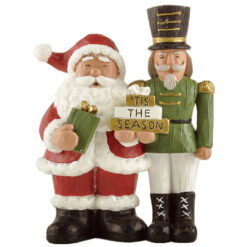 238-13783 Walnut Soldier and Santa Claus