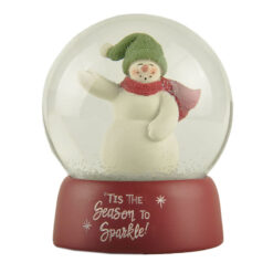 238-13799 Snowman with Green Hat 100mm Snow Globe