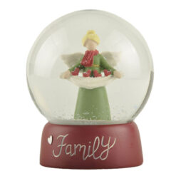 238-13801 Angel and Four Birds  80mm Snow Globe