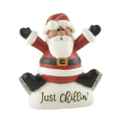 238-13912 JUST CHILLIN SANTA ON SNOW BASE
