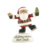 238-13913 CHRISTMAS CALORIES DON'T COUNT SANTA ON SNOW BASE