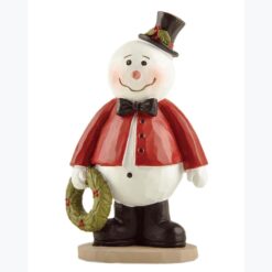 238-13918 Snowman with Wreath