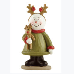 238-13919 Snowman with Deer
