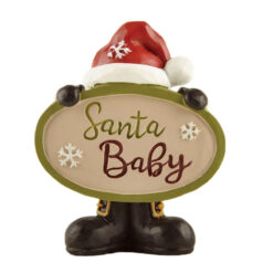 238-13921 Elf with Sign-Santa Baby