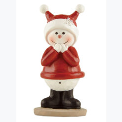 238-13924 Snowman Put His Hands Over Mouth