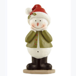 238-13925 Snowman Put His Hands on Chin