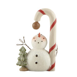 238-13932 Snowman with Candy Cane&Tree
