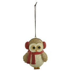 238-52142 Orn-Owl with Scarf