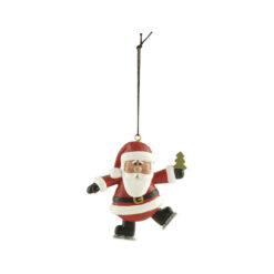 238-52146 Orn-Santa with Chrtmas Tree