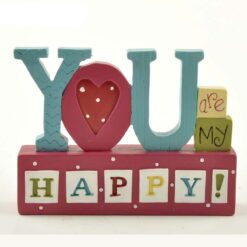 1411-89209 YOU ARE MY HAPPY' BLOCK