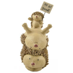 1412-89339 IT'S ALL GOOD!' STACKED HEDGEHOGS
