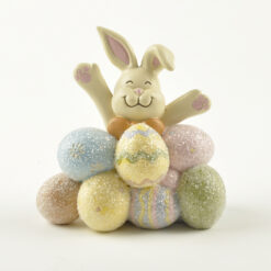 151-89251 STACKED EASTER EGGS W/BUNNY