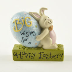151-89252 HAPPY EASTER' BLOCK W/EGG/BUNNY